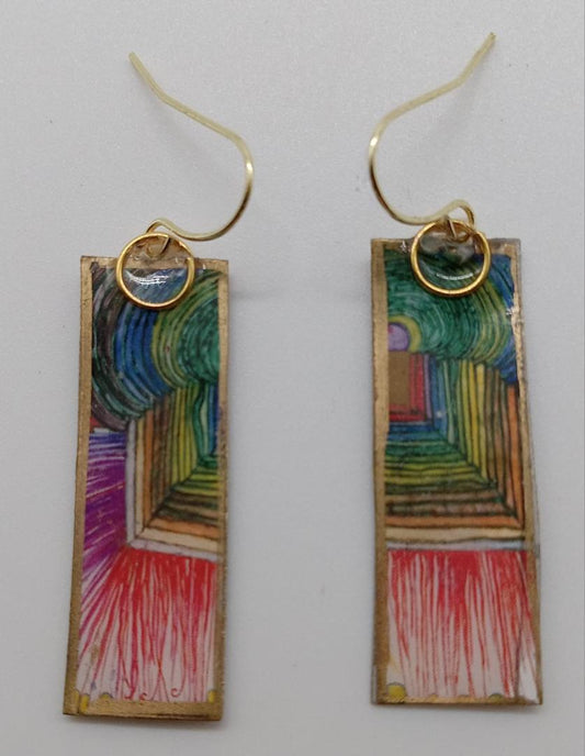 Paper Earring #19