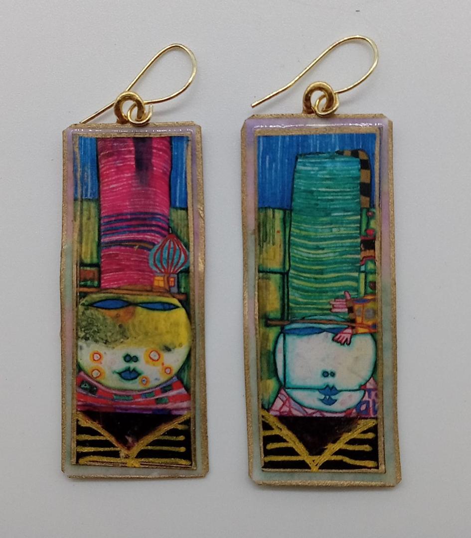 Paper Earring #04